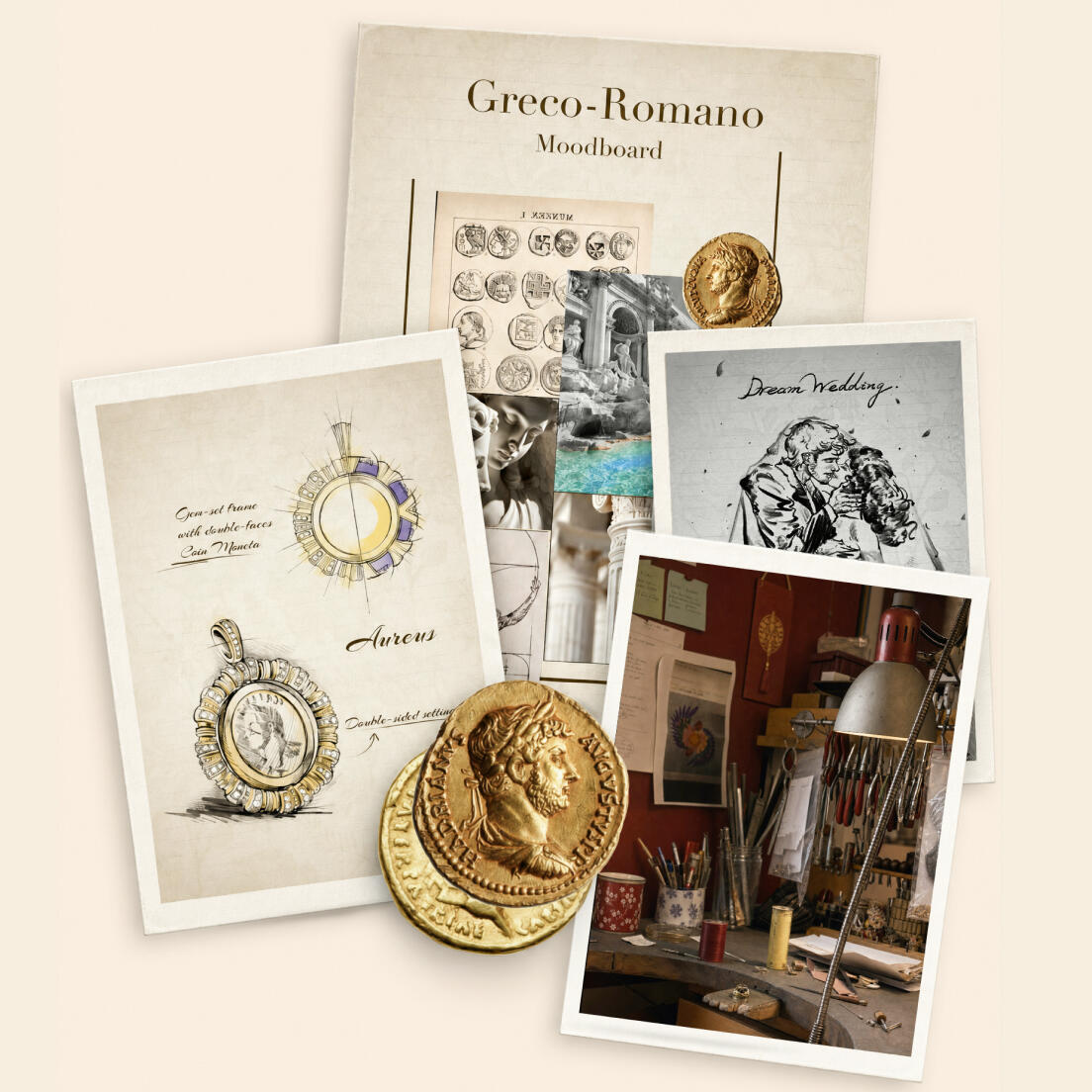 Italian creativity, French artistry: Discover the meticulous design process behind Darry Ring jewelry.