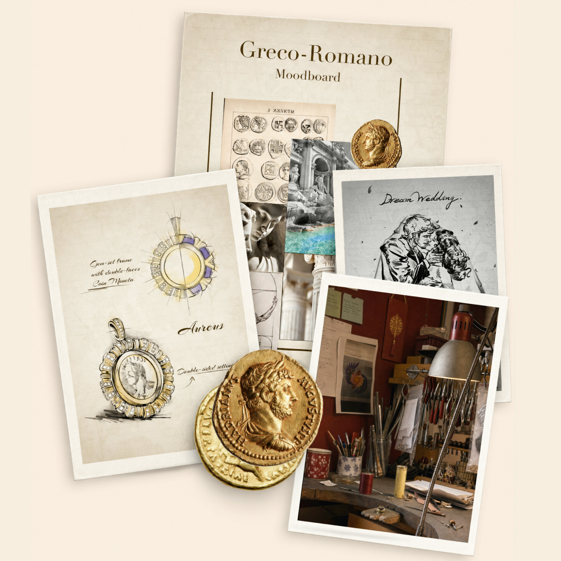 Italian creativity, French artistry: Discover the meticulous design process behind Darry Ring jewelry.